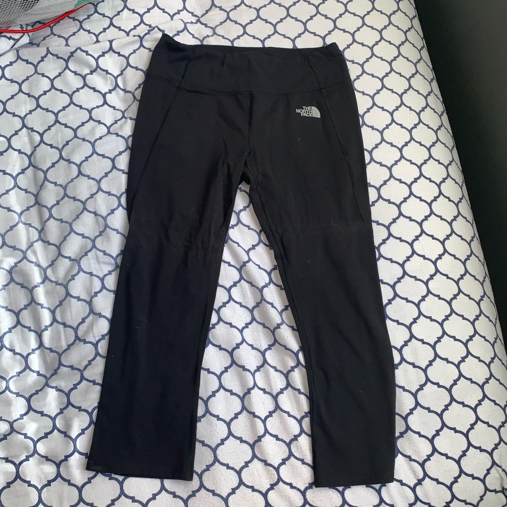 The North Face black cropped leggings